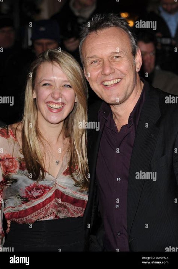 Anthony Head and his daughter Emily arriving for the British Academy