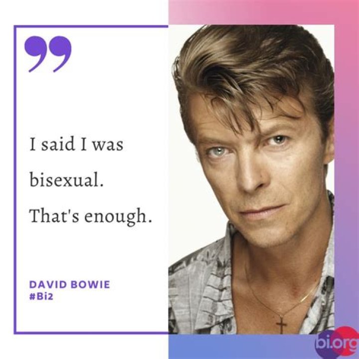 David Bowie &iquest;gay, bisexual, heterosexual?