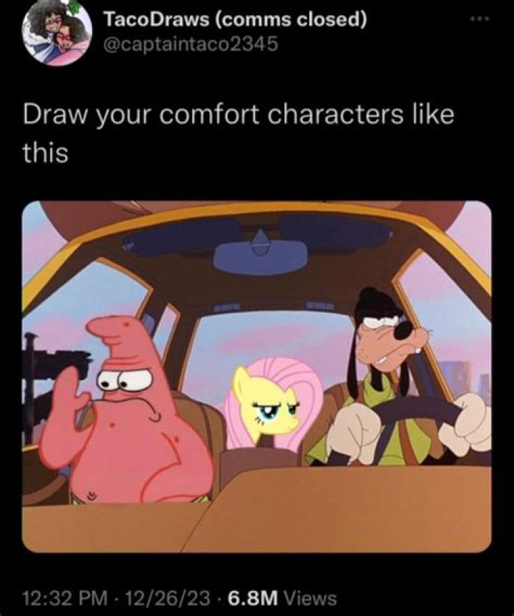Draw Your Comfort Characters Meme by TheAnimationFan0825 on DeviantArt