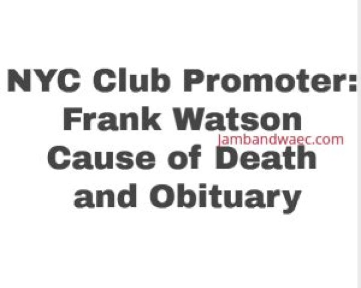 Frank Watson Cause Of Death How His Death Get Promoted By NYC? News