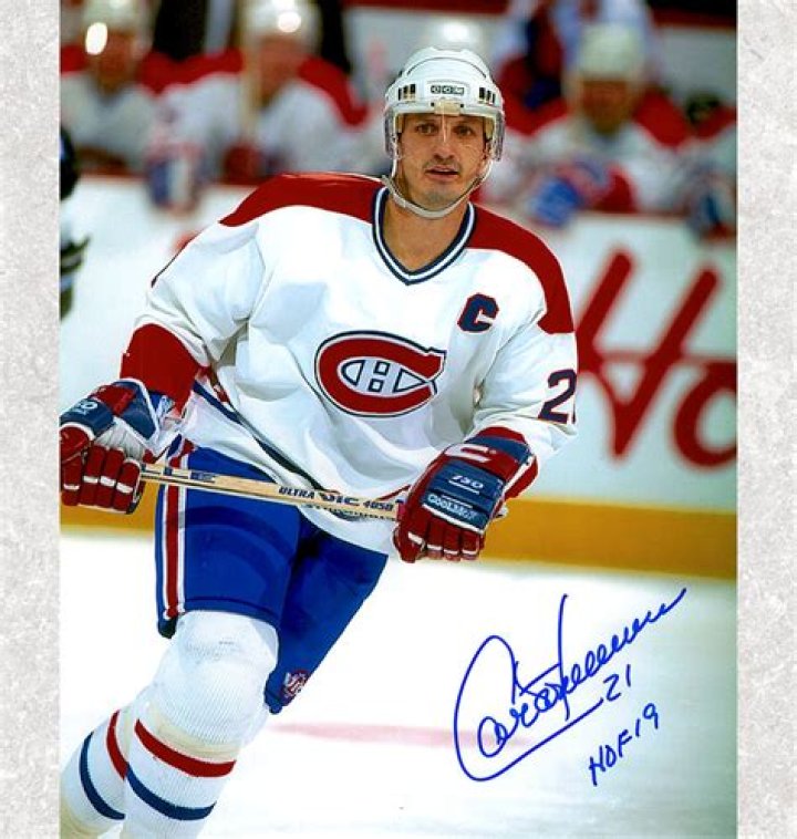 Guy Carbonneau Montreal Canadiens Autographed 8×10 jlbsportrarities