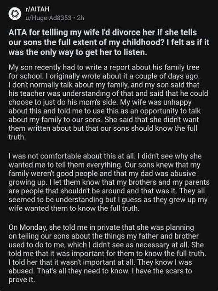 &ldquo;AITA For Telling My Wife My Job Has To Come Before Hers?&rdquo; in 2022